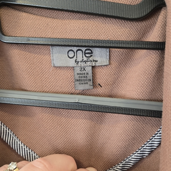 Tan Open Front Shacket - Picture 2 of 4